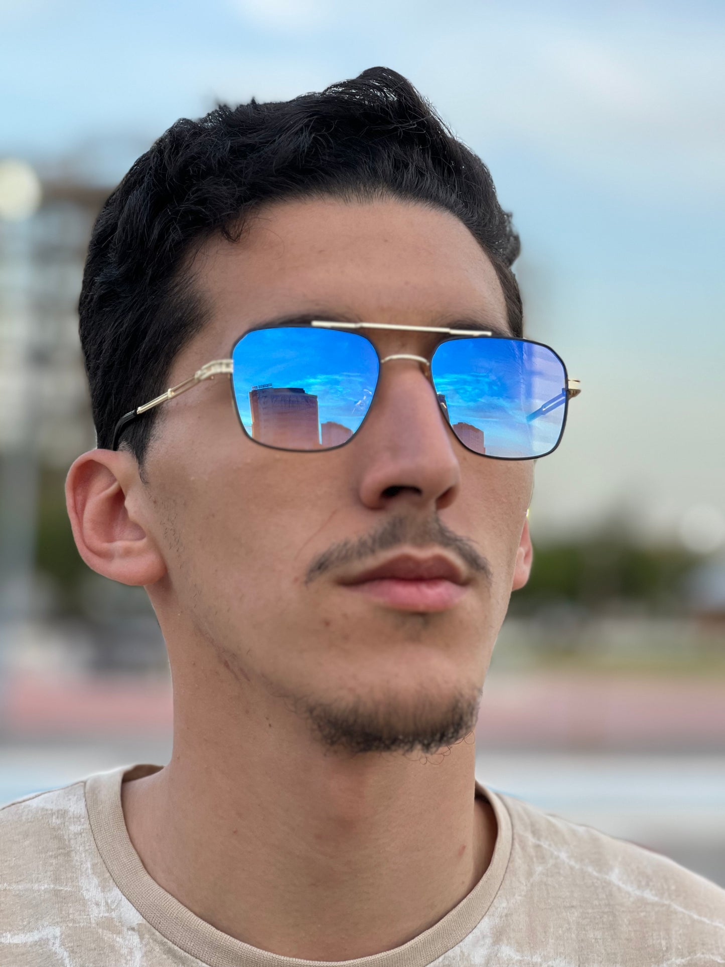 lunettes bleu bloc