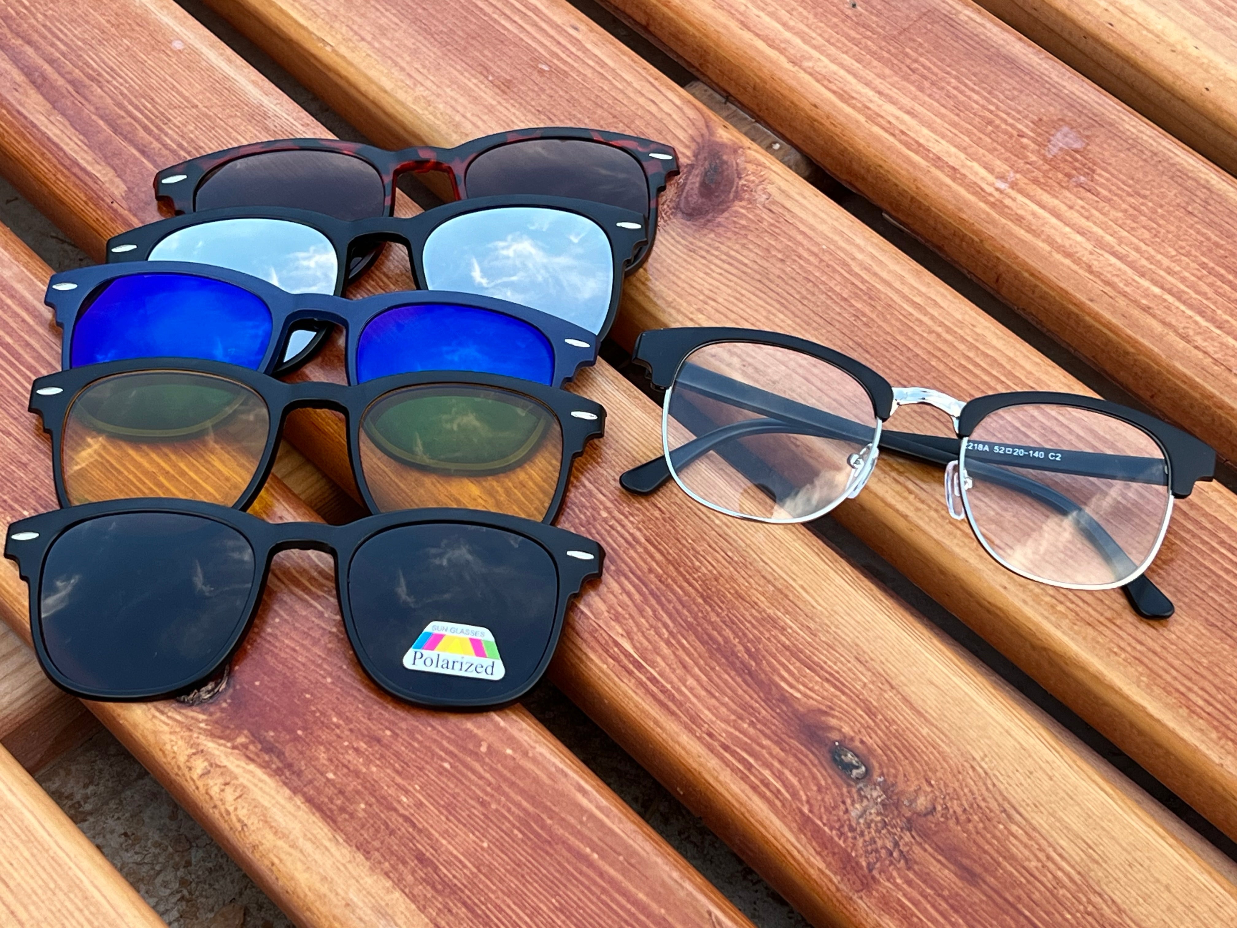 lunettes appliques métallique